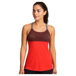 Training sport cami top red black Sz M